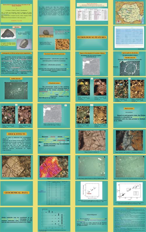 SHOCK EFFECTS AND PETROLOGICAL FEATURES OF THE OHABA CHONDRITE